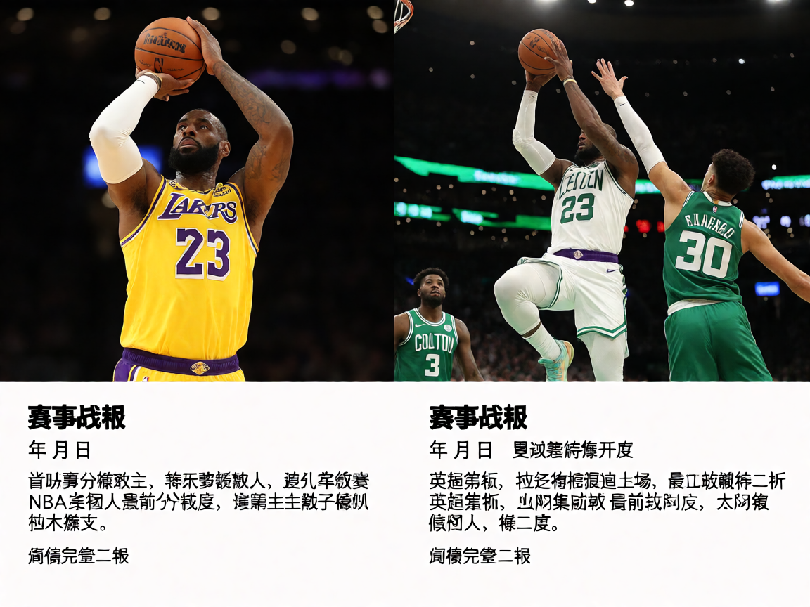 NBA湖人对阵凯尔特人比赛精彩瞬间